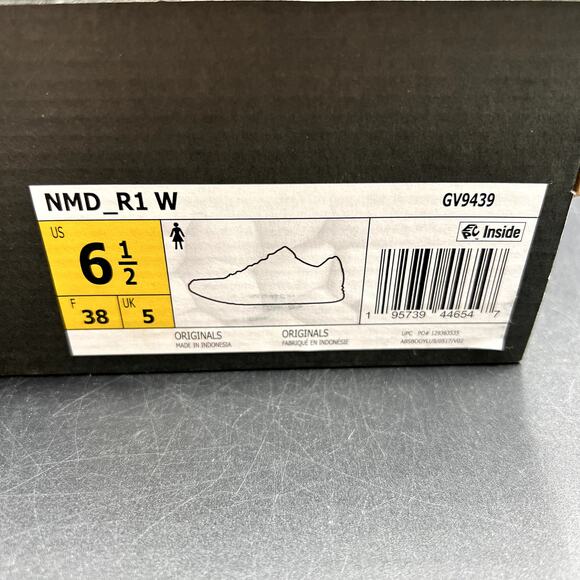 NEW Adidas NMD R1 Women's Shoes Size 6.5 Bright Orange Sneakers Athletic GV9439 - Picture 9 of 10